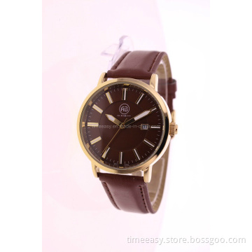 High Quality Alloy Watch PU Strap, Date Function
